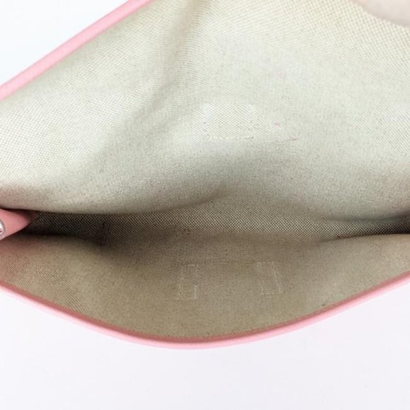 SOLD Hermes Courchevel Jige 29 Rose Confetti Pink Leather Clutch - Picture 3 of 7